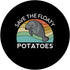 PopSockets Swappable PopGrip Save The Floaty Potatoes Manatee Ocean Sea Chubby Retro Swim