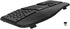 Monoprice Ergonomic Wireless Split Keyboard, 105-Key 2.4GHz with 13 Multimedia Hotkeys, Built-in Wrist Cushion Support