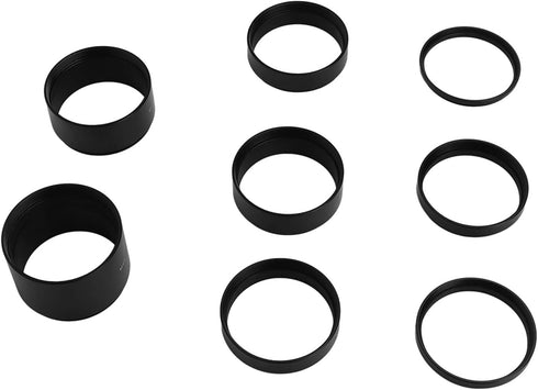 Telescope Extension Tube Set - 8 PCS M48X0.75 Length Extension Tube Kit for Astronomical Photography