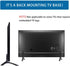 Drsn 99Lbs 2.16"/5.5cm 1.77"/4.5cm TV Pedestal Stand Mount Legs with Weight Capacity, Compatible with & Mounting Hole