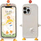 Funny Cute Ugly Phone Cases for iPhone 15 with 3D Cartoon Duck and Foot, Girly Weird Phone Cases for Teen Women Girls