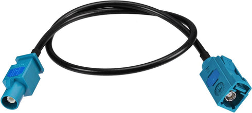 Bingfu Fakra Z Female to Male Vehicle Antenna Extension Cable, 30cm for Car Stereo, GPS Navigation, FM AM Radio