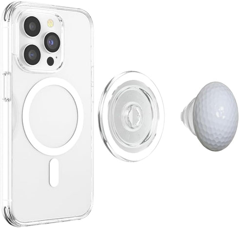PopSockets MagSafe PopGrip for iPhone, Golf Ball for Golfer.