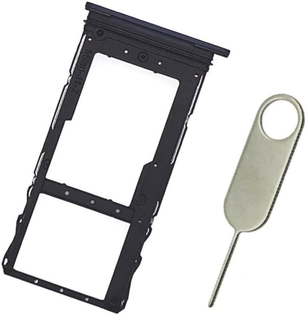 Replacement Single Sim Card Tray SD Slot Holder for Motorola Moto G Stylus (5G) 2022 XT2215 - Steel Blue