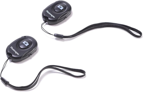 Photomyne Wireless Camera Shutter Clicker, Bluetooth Connection for iOS/Android Smartphones, Includes Wrist Strap