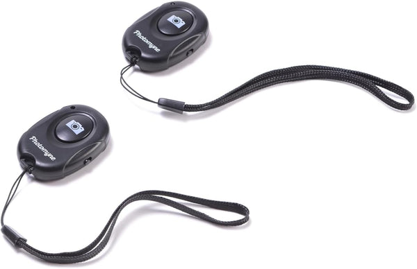 Photomyne Wireless Camera Shutter Clicker, Bluetooth Connection for iOS/Android Smartphones, Includes Wrist Strap