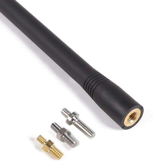 JeCar 7.5 Inch Reflex Short Antenna Replacement for 1997-2025 Jeep Wrangler TJ JK JL, Optimized FM/AM Reception