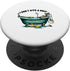 I Don't Give a Duck Skeleton Relaxing in Bathtub PopSockets Standard PopGrip