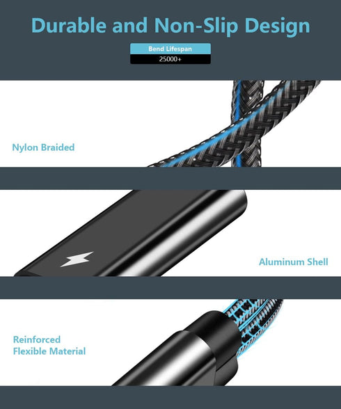 2 in 1 USB C to 3.5mm Headphone Audio and Charger Adapter, Type C to Aux Hi-fi Audio with PD 60W Fast Charge