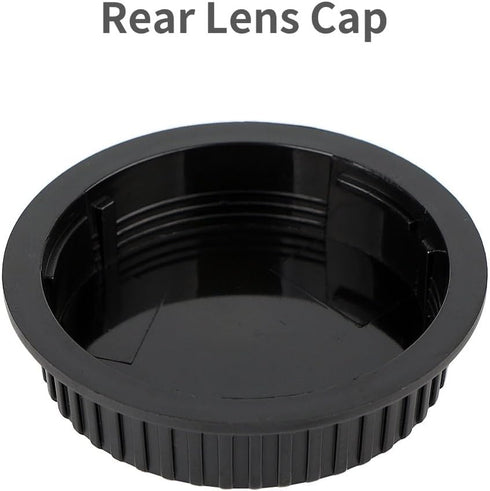 2 Pack Rear Lens Cap & Camera Body Cap Cover Kit for Canon EF EF-S Mount Cameras, EOS T7 T6 T5 T4i T5i T6i T6s