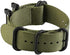 Watch Bands Compatible with Suunto Core, Military Woven Nylon Replacement Wrist Straps with Black Metal Buckle
