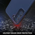 Crave Galaxy S22+ Slim Guard Case, Shockproof Navy Bumper for 6.6" Samsung S22 Plus