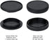 (2 Packs) Body Cap and Rear Lens Cap Kit for Leica L Mount Cameras, fit Panasonic S5II DC-S5M2 S1 S1R S1H