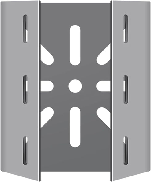 WiTi Universal Vertical Pole Mount for Security Camera, Stainless Steel Mounting Corner Bracket with 3 Loops, Suitable