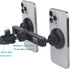 Rigdance 1/4"-20 17mm 2-in-1 2 Dual Magnetic Phone Holder for Car & Tripod Screw & Ball Socket Compatible | Adjustable