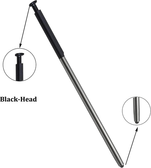 2 Pcs LCD Touch Pen Replacement for Motorola Moto G Stylus 2021, XT2115 with 1 Pcs Eject Pin (Aurora Black)