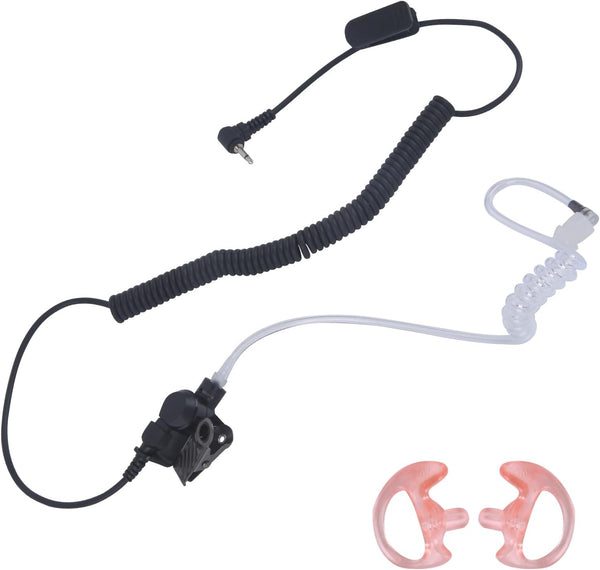 2.5mm Surveillance Listen Only Earpiece - Theatro Headphone for Harris Police Radio XG25 XG75 P7300