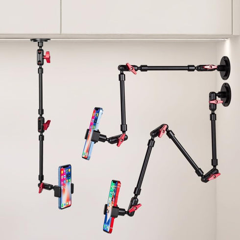 Adjustable Mobile Phone Holder for Desk, Wall and Ceiling Mount Bracket