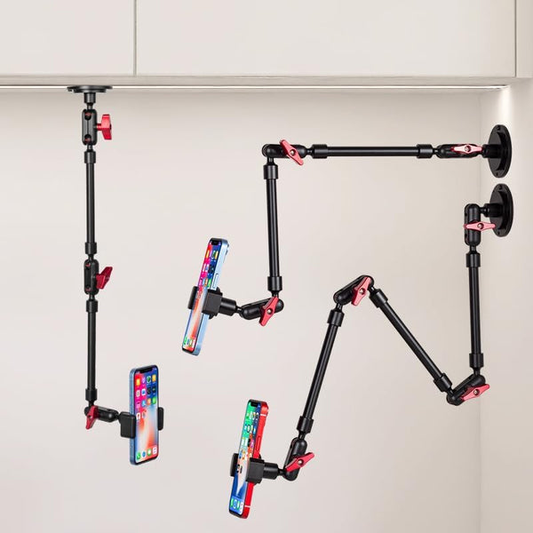 Adjustable Mobile Phone Holder for Desk, Wall and Ceiling Mount Bracket