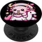 Anime Kawaii Axolotl Eating Ramen Noodles PopSockets Standard PopGrip for Kids Teen Girl Boy