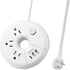NTONPOWER Travel Power Strip with USB Ports, 3 Outlet and 3 USB (1 USB C), 5 ft Extension Cord, Compact for Home Office