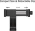 Alphx Innovations Alphx Tripod Phone Adapter with Adjustable Clamp, Vertical and Horizontal Holder to Mount Cell Phones
