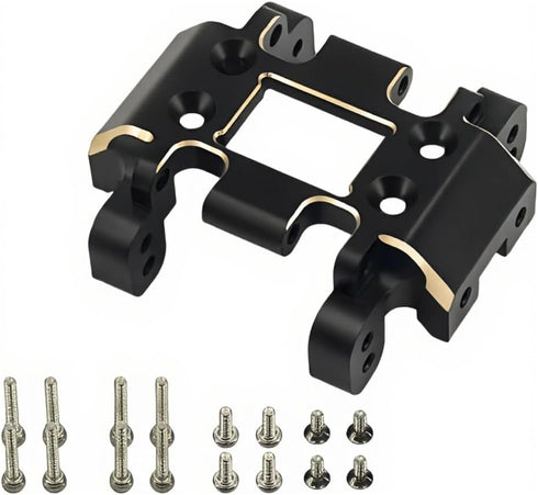 26g Ascent-18 1/18 Black Coating Brass Skid Plate Metal for Redcat Rc Car Upgrade Parts Remote Control Crawler