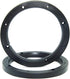 FDXGYH 2 Pcs 6.5-Inch Auto Car Universal Fit ABS Speaker Spacers Car Stereo Speaker Spacer Adaptor Ring (Black)