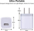 GiGreen Single Port USB Wall Charger 5 Pack, 1A/5V Power Adapter Compatible with iPhone, Samsung, LG, Moto, Pixel