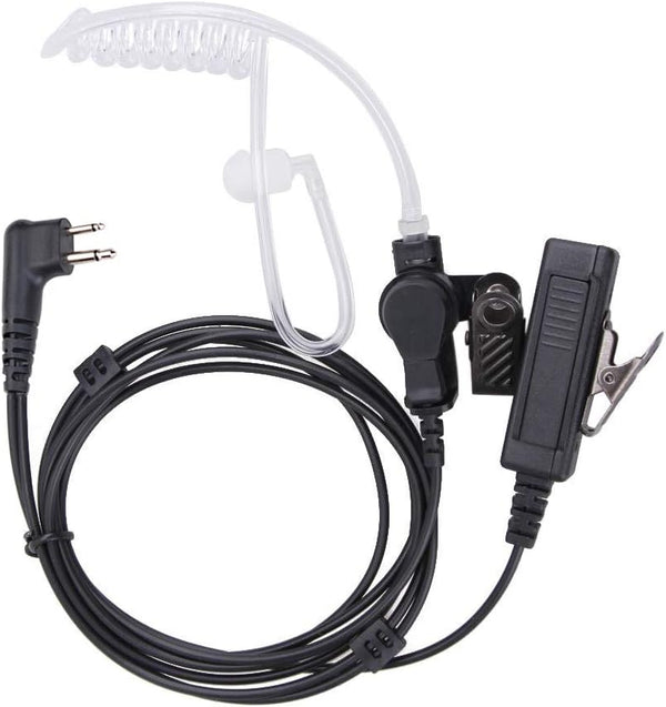 RDM2070D Earpiece for Motorola: Compatible with CLS1110, CLS1410, CP185, CP200D, RDU4100. 2-Pin Mic PTT Acoustic Tube.