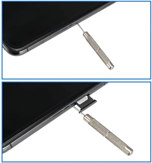 MMOBIEL 8 Set 6 2 Pcs SIM Card Removal Tool for Smartphones x Ejector Tool - x Cleaning Cloth