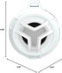 EBODA Bluetooth Shower Speaker, Portable IP67 Waterproof Wireless Speaker with LED Light, 2000mAh