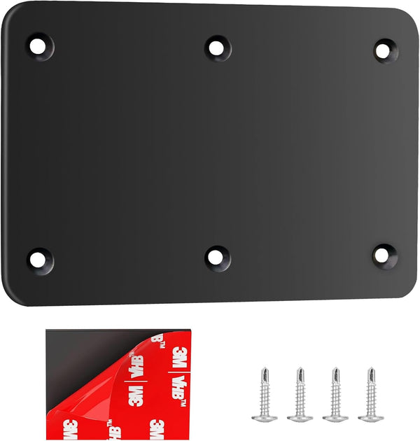 Venluna Metal Plate for Wireless Magnetic Backup Camera, Mounting Plate for RV Trailer