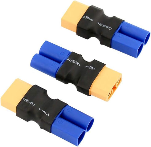 3pcs Male EC5 to XT90 / XT-90 Female Heavy Duty Connector Adapter (BDHI-01)