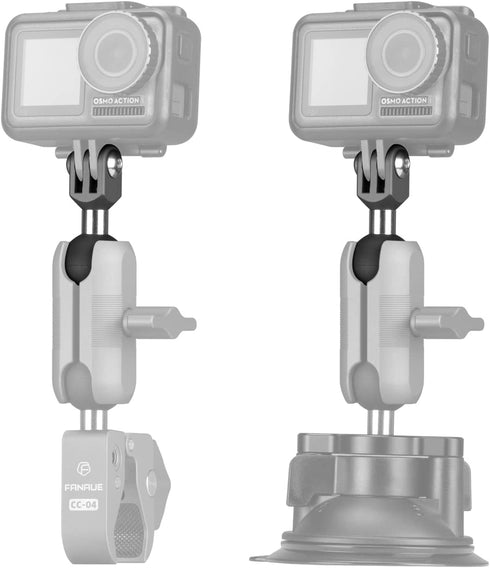 FANAUE GB-01 Action Camera Universal Ball Adapter, Compatible with GOPRO HERO 9/10/11 and Other Action Cameras