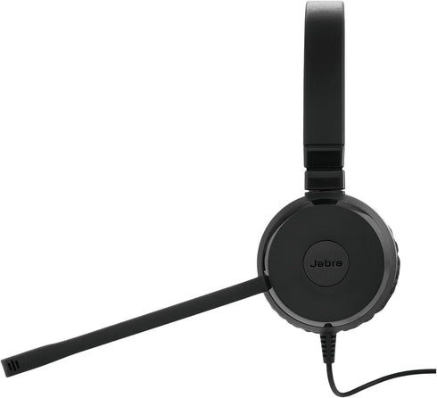 Jabra Evolve 30 II Wired Headset, Stereo, MS-Optimized – Pro Headset with Superior Sound for Calls and Music – 3.5mm
