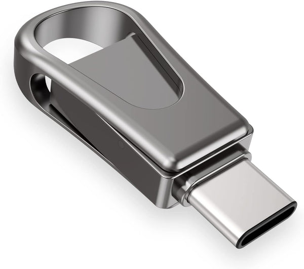 Sanfeya 64GB USB C Flash Drive, 2-in-1 OTG USB 3.0 Thumb Drive, Dual