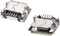 uxcell 30 PCS Micro USB Female Socket Connector Jack Port, 5-Pin DIP 180 Degree Replacement Adapter
