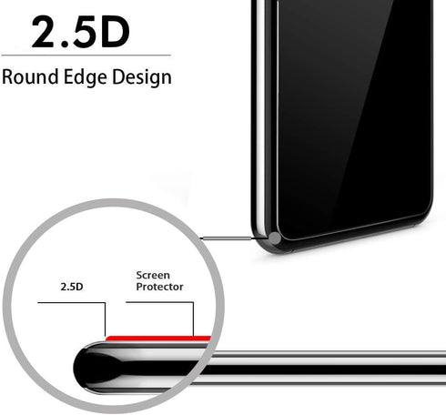 (3 Pack) Compatible Tempered Glass Screen Protector for Xiaomi Redmi Note 8 Pro - 6.53 inches, 9H Hardness