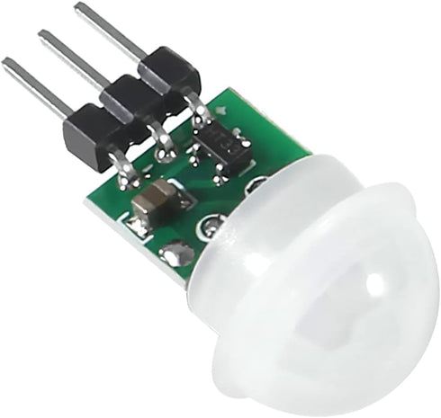 6PCS AM312 Mini Human Sensor Module, HC-SR312 PIR Motion Detector, DC 2.7 to 12V with 10pin Wire