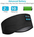 Wireless Bluetooth Sports Headband Headphones, Ultra-Thin HD Stereo for Sleeping, Workout, Meditation, Black