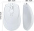 Bluetooth Mouse, Rechargeable Wireless for Laptop/iPad/MacBook Pro/Air, Silent Portable Slim for Surface