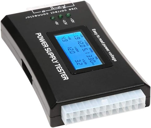 Power Supply Tester PC Computer LCD 20/24 Pin 4 PSU ATX BTX ITX SATA HDD Digital by axGear