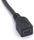 Mini USB Female to Micro USB Left Cable Cord - 90 Degree B Connector Adapter for MP3 Camera