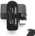 ZhangyiHot 1Pc 4 1 2.0 1 USB2.0 480Mbps 180 Black in USB Hub Docking Station Degrees Rotatable Splitter Card Fast