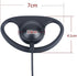 CLS1110 D Shape Earpiece Surveillance Headset with Mic for Motorola Two Way Radio RMM2050 XU2600 CLS1410