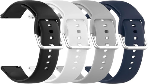 E ECSEM Bands for SKG V9 Pro Smartwatch, Soft Silicone Waterproof Adjustable Sport Watch Strap for Men and Women