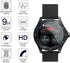 Screen Protector for IDW18 Fitness Smart Watch, 9H Tempered Glass Protective Film Compatible with Quican IDW18 / TOOBUR