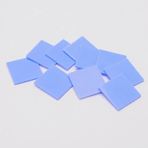 50Pcs Thermal Pad 15x15x1mm, Highly Efficient Thermal Conductivity 6.0 W/mK, Non Conductive Heat Resistance Silicone Thermal Pads for Laptop Heatsink CPU GPU SSD IC LED Cooler