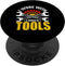 I Work With A Bunch Of Tools PopSockets Swappable PopGrip, Mechanic Handyman Construction